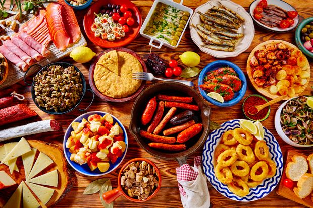 Tapas buffet